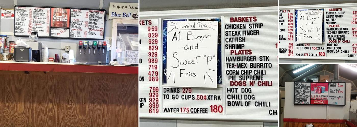 Burger Barn Menu