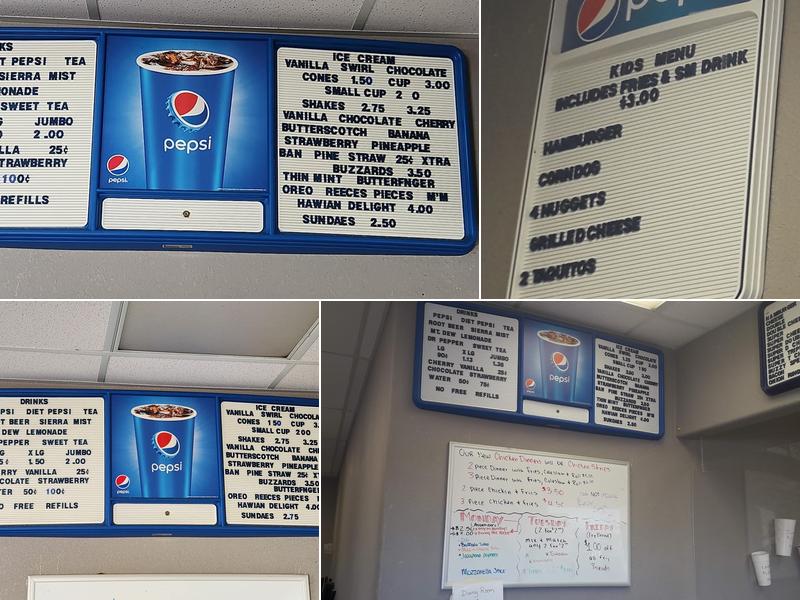 Buzzy's Drive-In Menu