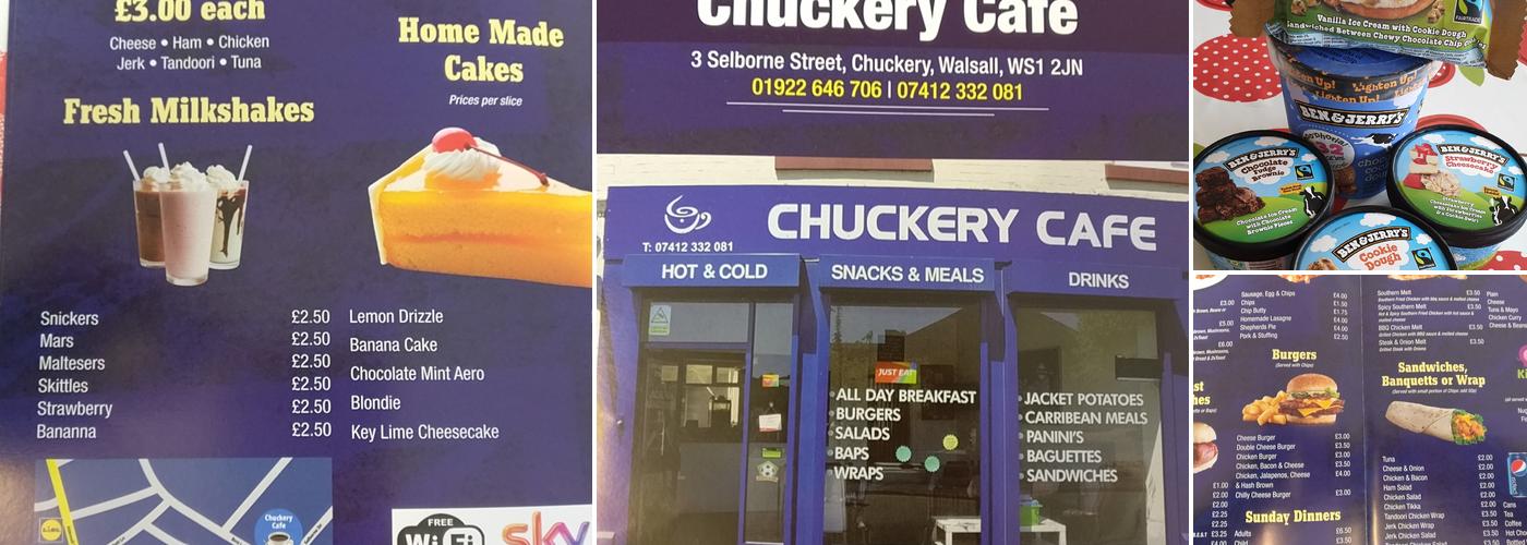 Chuckery cafe Menu