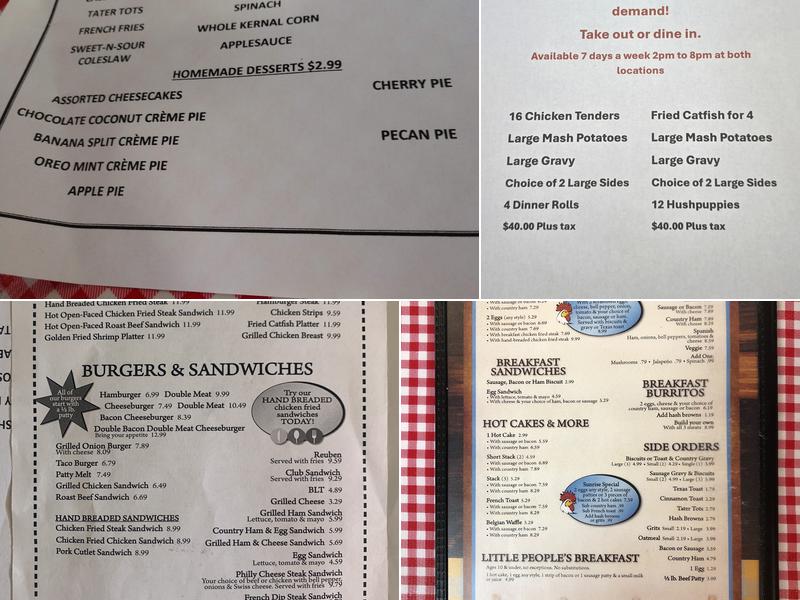 Country Kitchen Menu