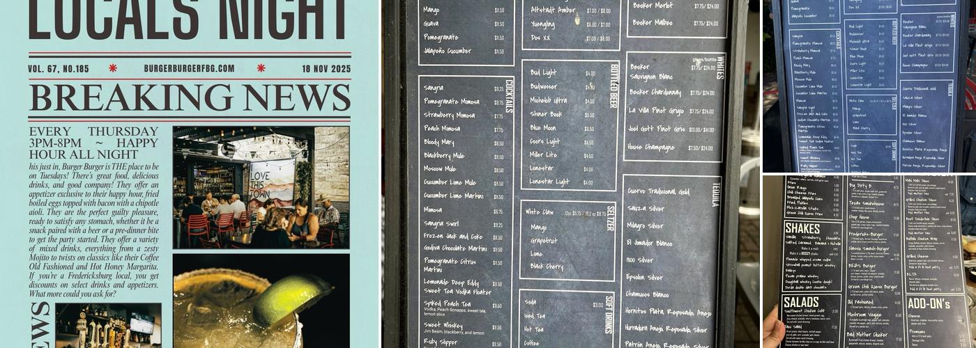 BurgerBurger Menu