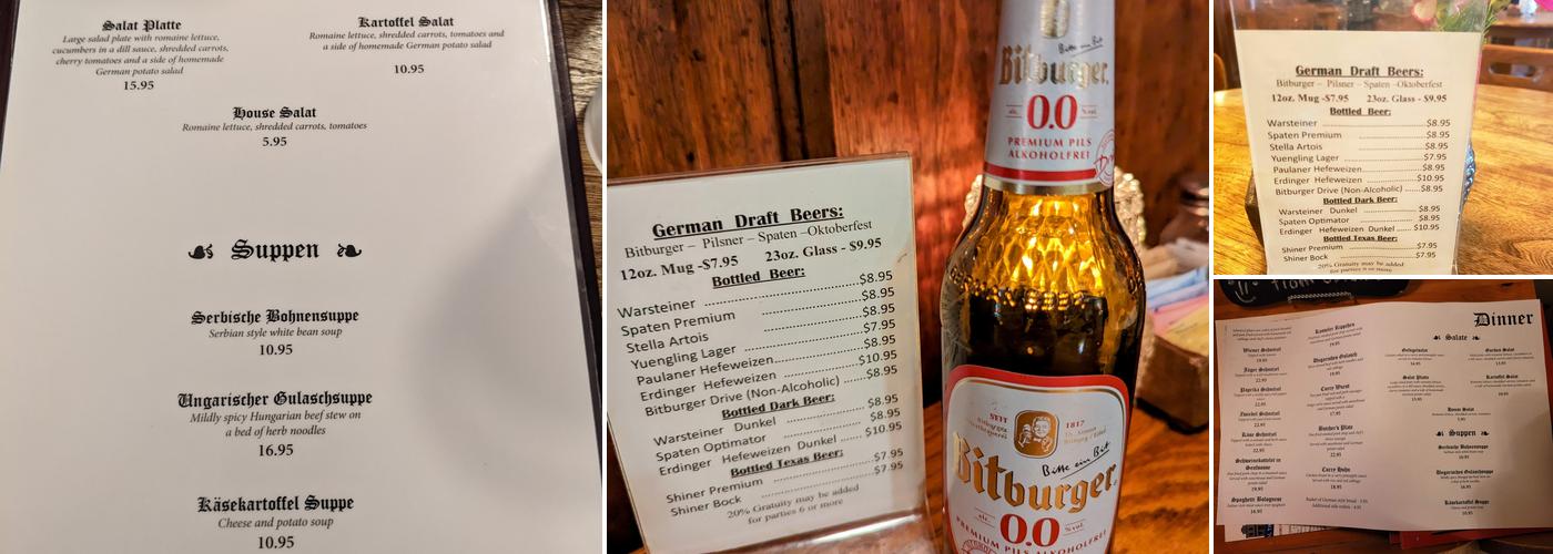 Der Lindenbaum Menu