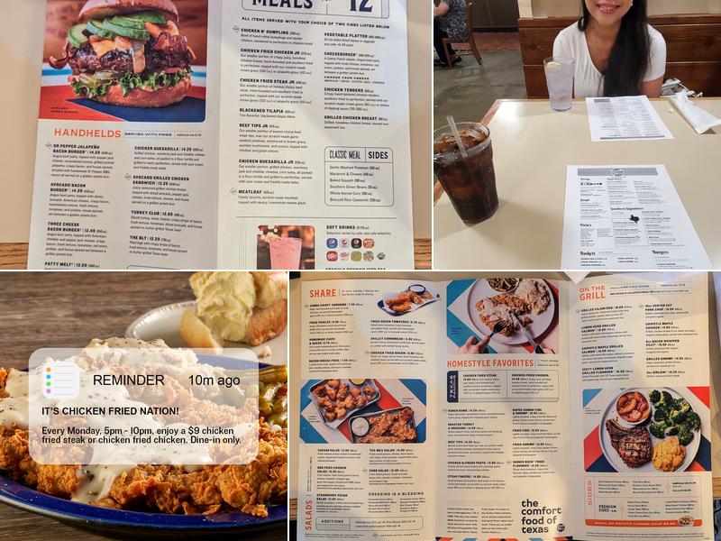 Cotton Patch Cafe Menu