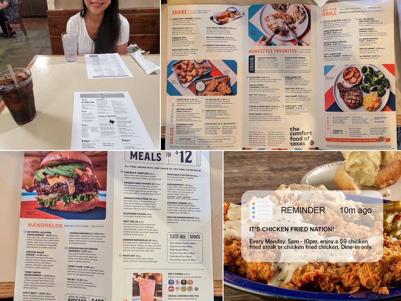 Cotton Patch Cafe Menu