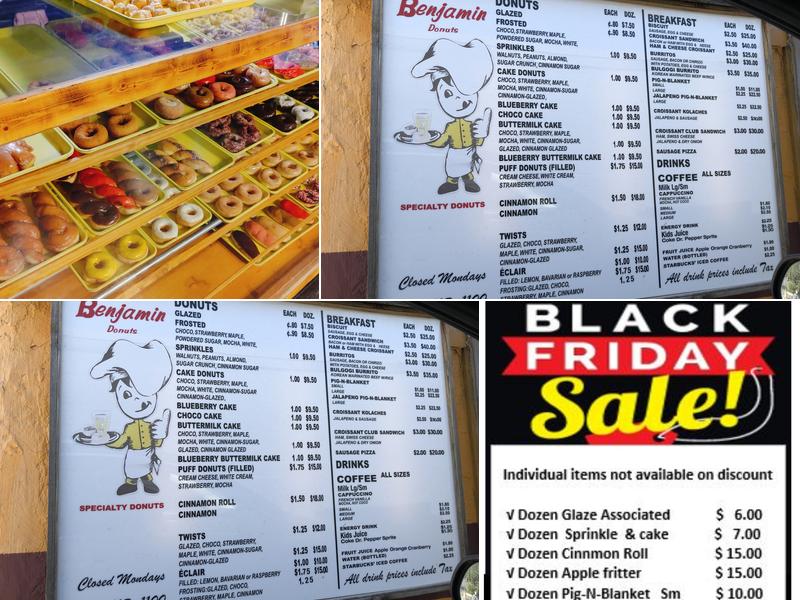 Tasty Donuts Plainview Menu