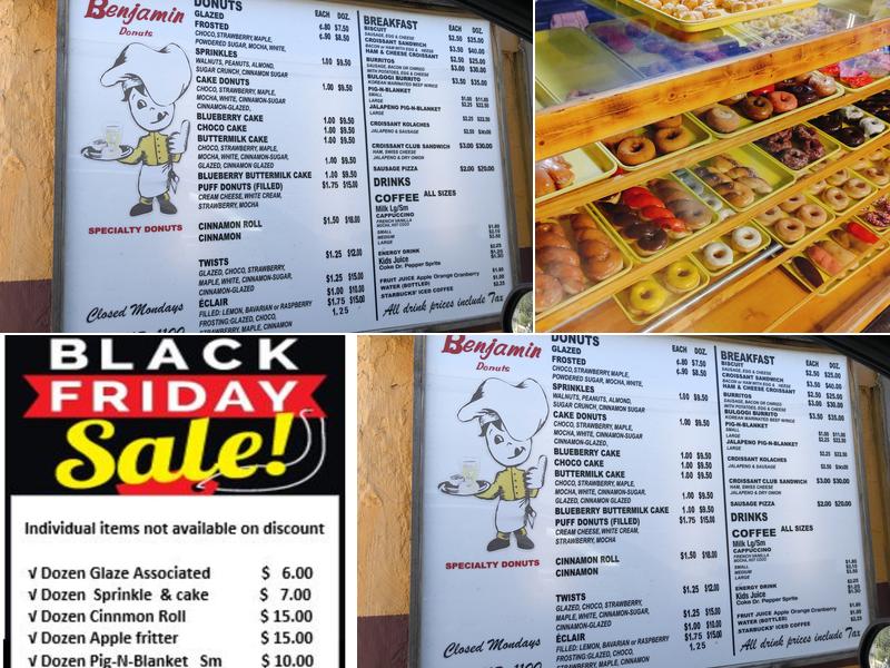 Tasty Donuts Plainview Menu