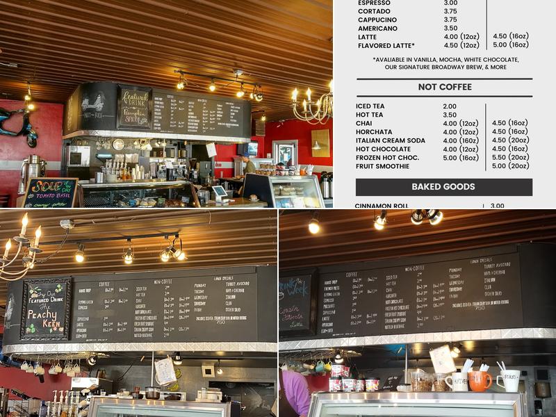 Broadway Brew Menu