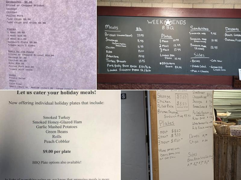 WeekEnds BBQ and Catering Menu