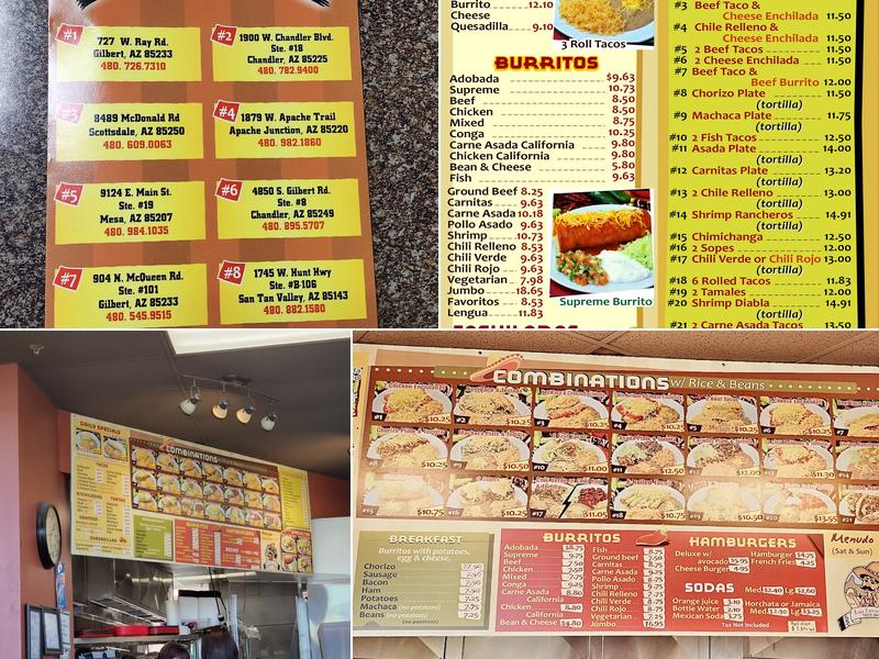 LOS FAVORITOS Menu