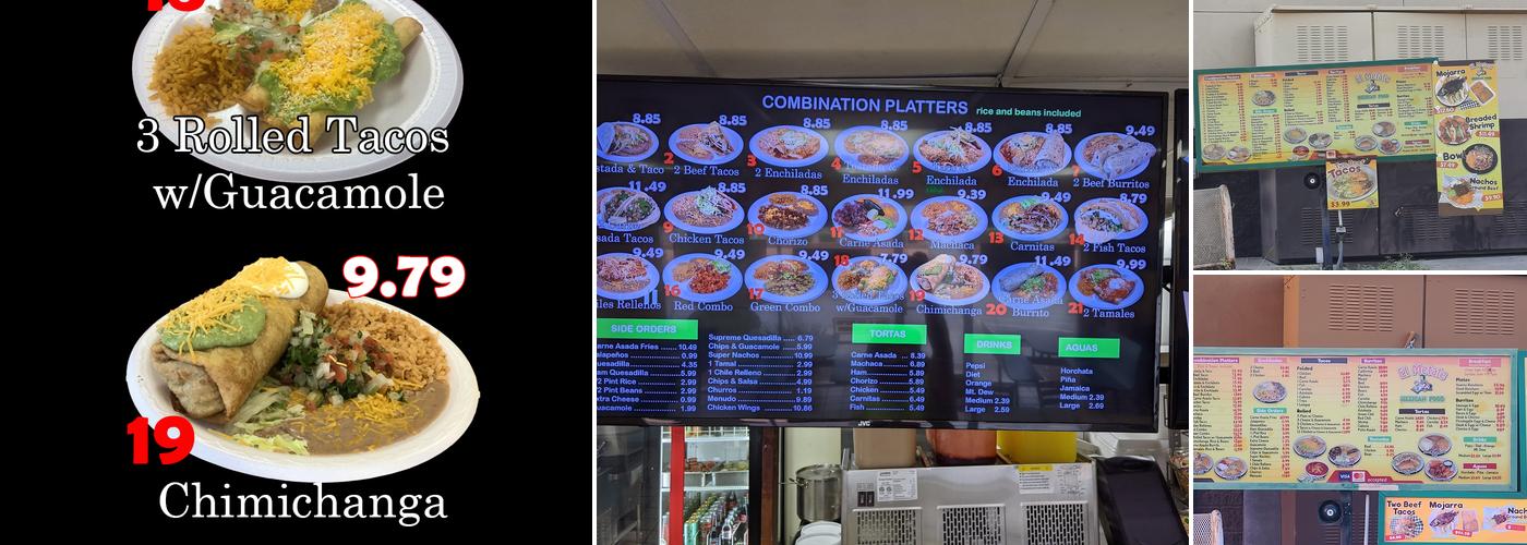 El Metate Mexican Food Menu