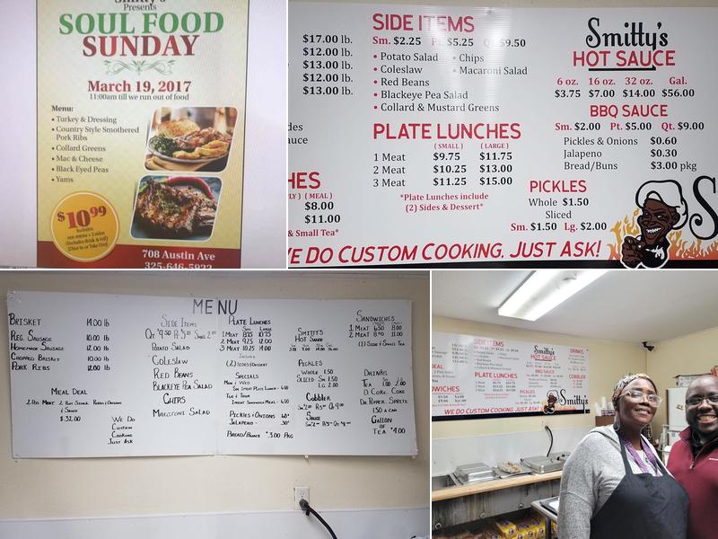 Smitty's Bar-B-Q Menu