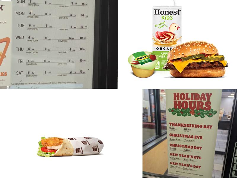 Burger King Menu