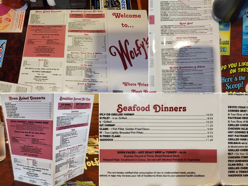 Wolfy's Menu