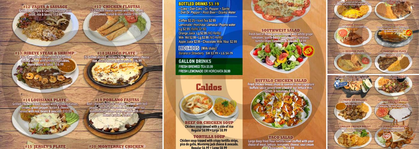 Taqueria Jalisco Menu
