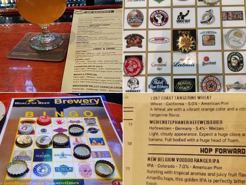 World of Beer Menu