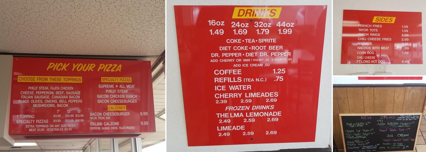 The Spot Menu