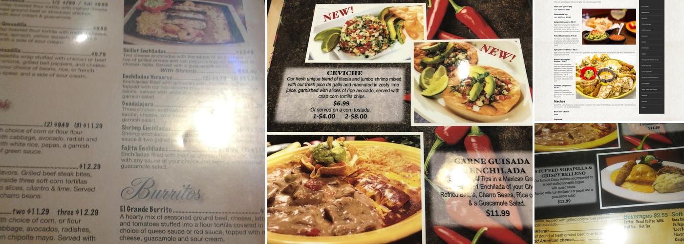 Plaza Restaurant Menu