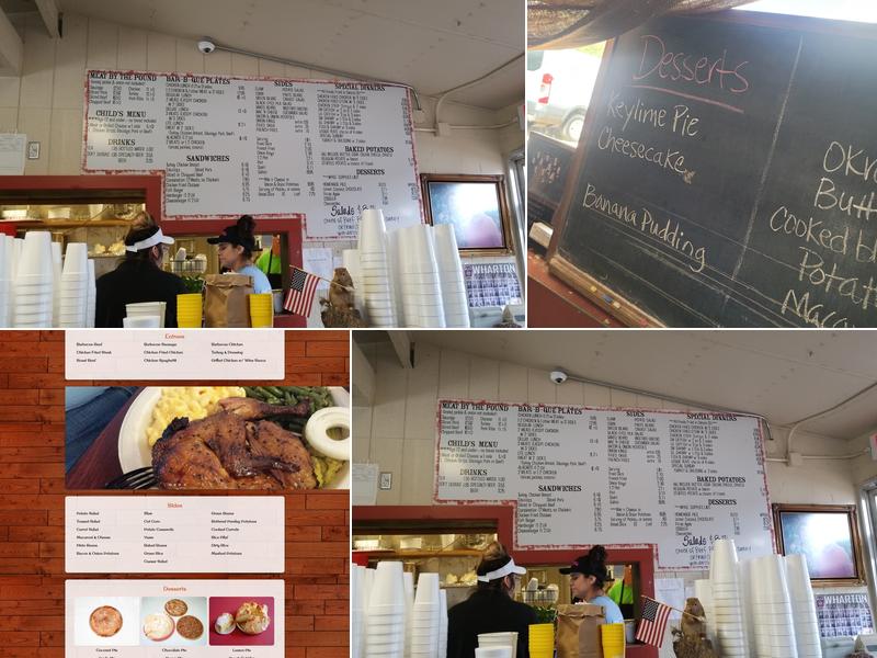 Hinze's Bar-B-Que Menu