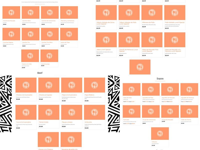 El Tayta Peruvian Bistro Menu