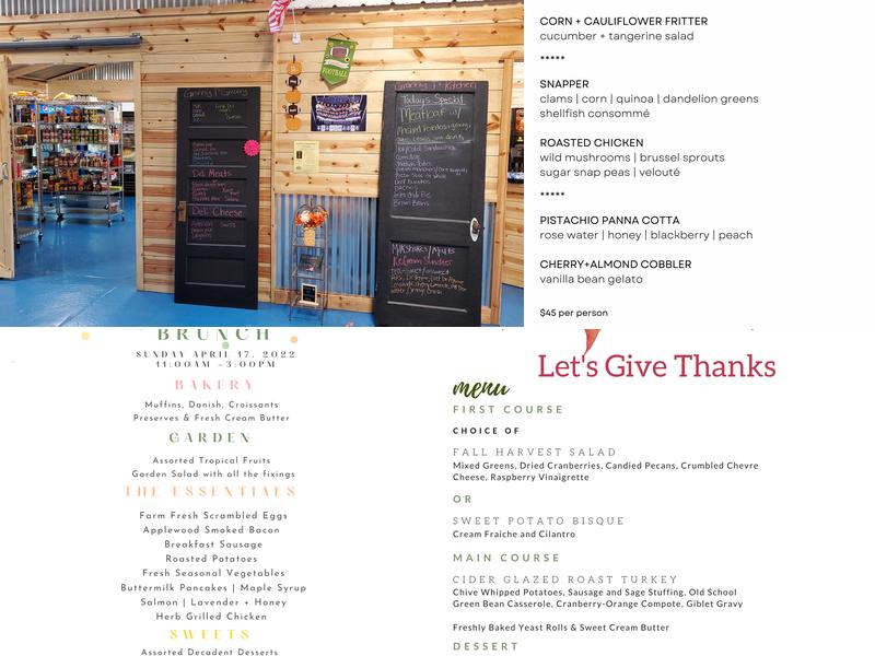 Kitchen 305 Menu