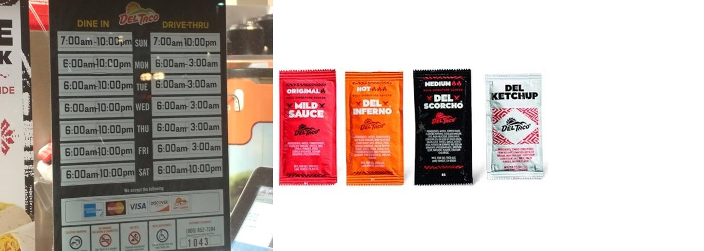 Del Taco Menu