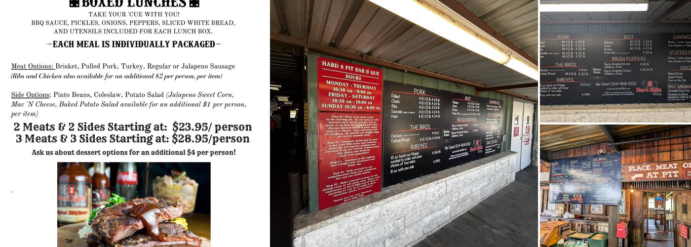 Hard Eight BBQ Menu