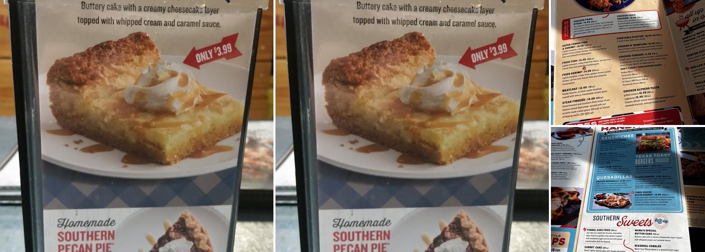 Cotton Patch Cafe Menu