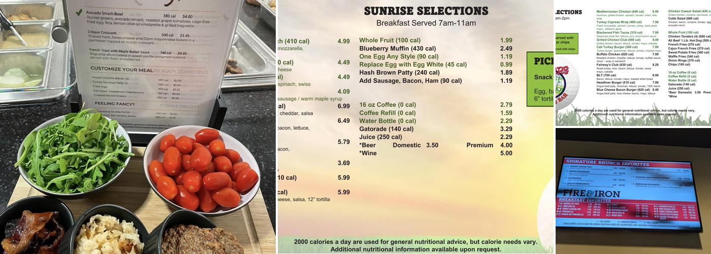 Riverside Dining Facility, Patrick AFB Menu