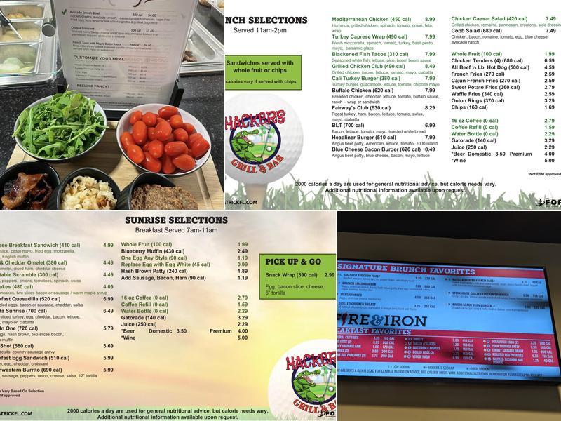 Riverside Dining Facility, Patrick AFB Menu