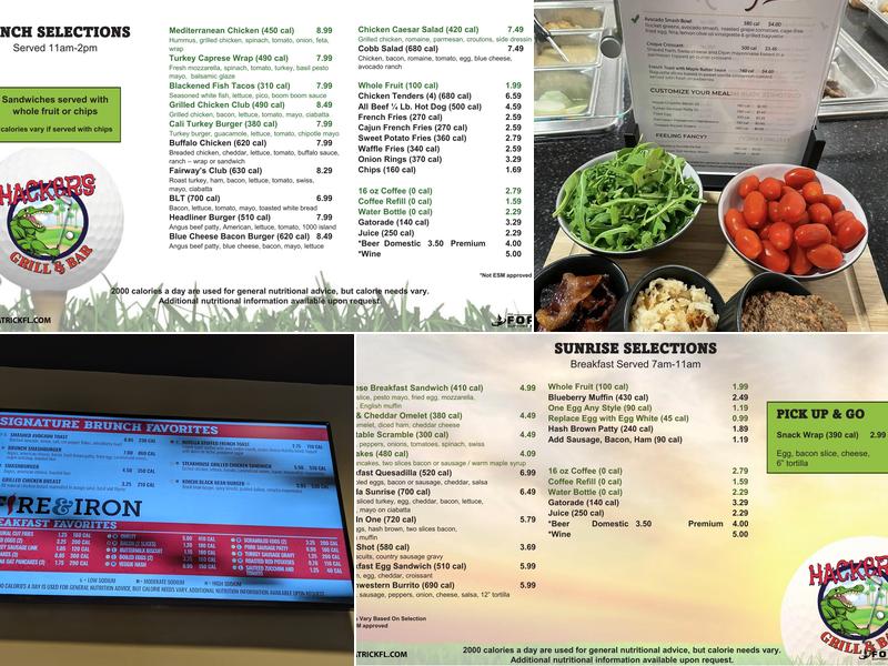 Riverside Dining Facility, Patrick AFB Menu