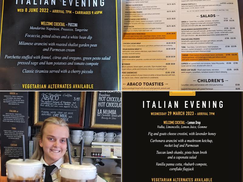 Caffè Grande Abaco Menu