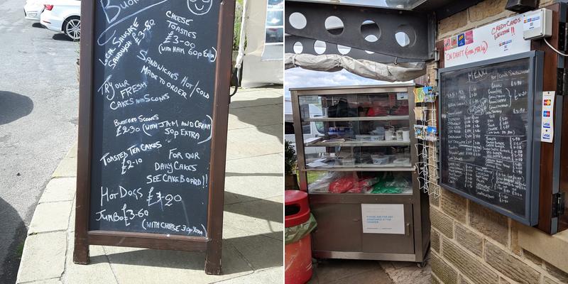 Cow & Calf Rock Cafe Menu