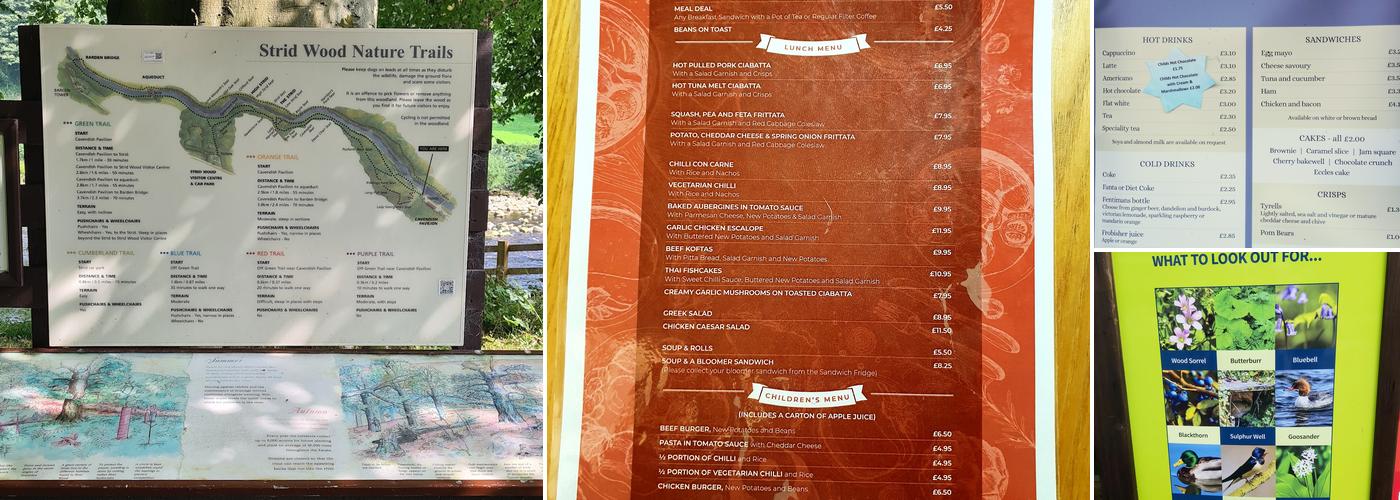 Cavendish Pavilion Menu