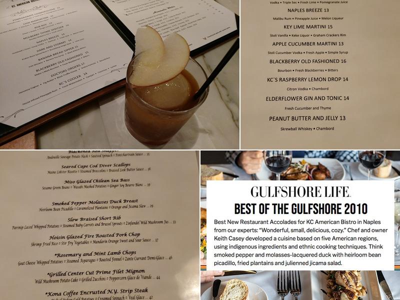 KC American Bistro Menu