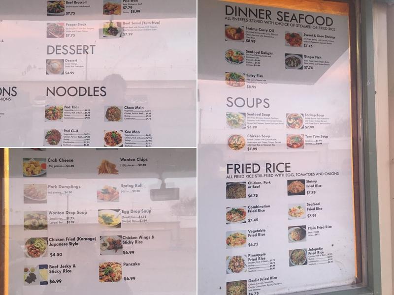 Safari Restaurant Menu