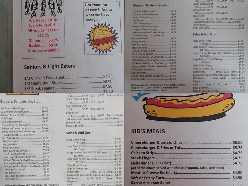 Chris's Kitchen Menu