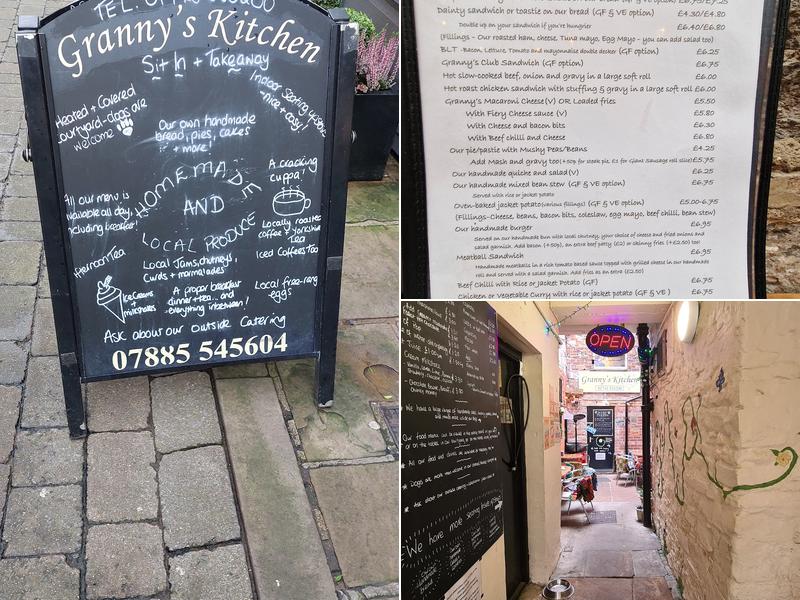 Granny's Kitchen Menu