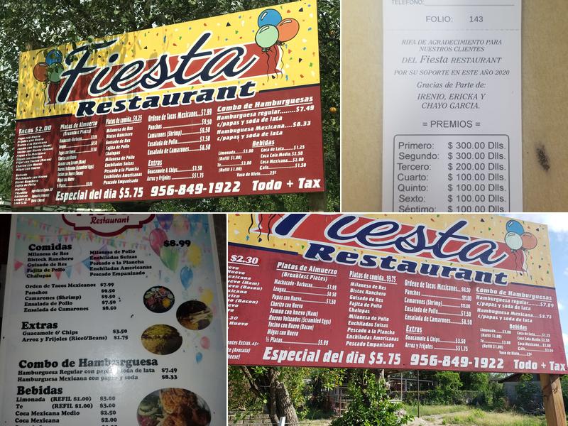 Fiesta Restaurant Menu