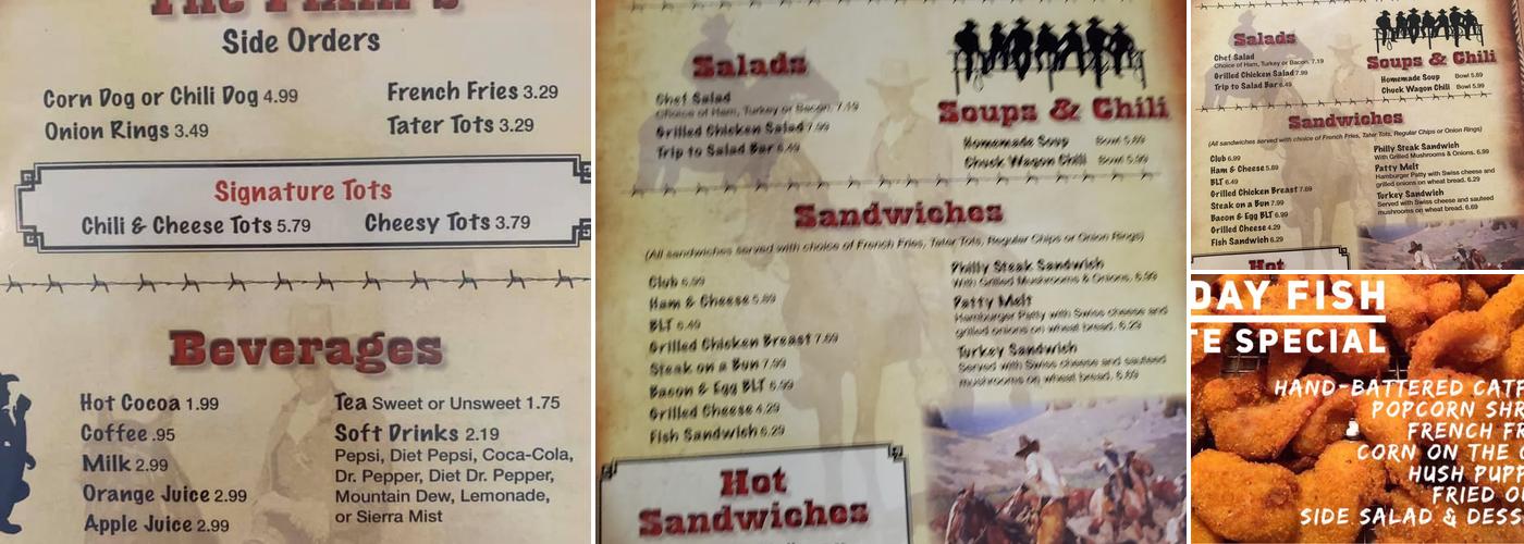 Dinner Bell Restaurant Menu