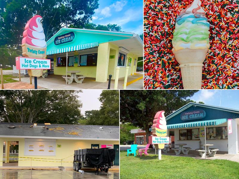 Twisty Cone Ice Cream & Cakes