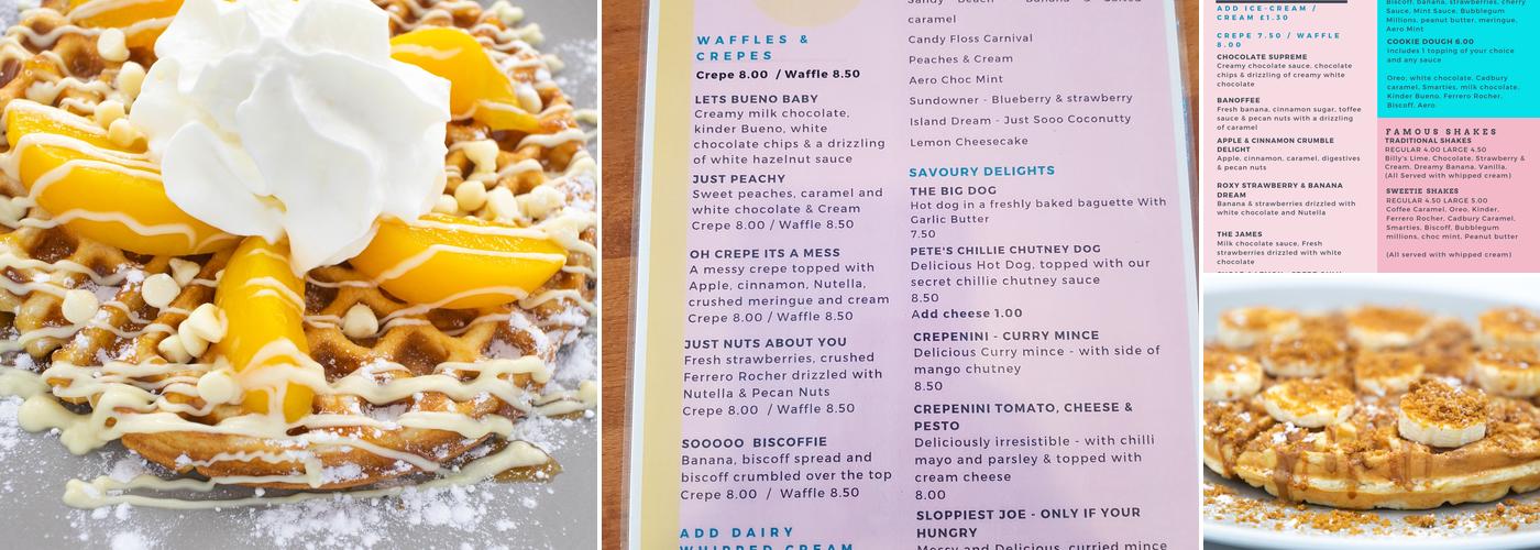 Sweet O' Clock Cafe On Wheels Menu