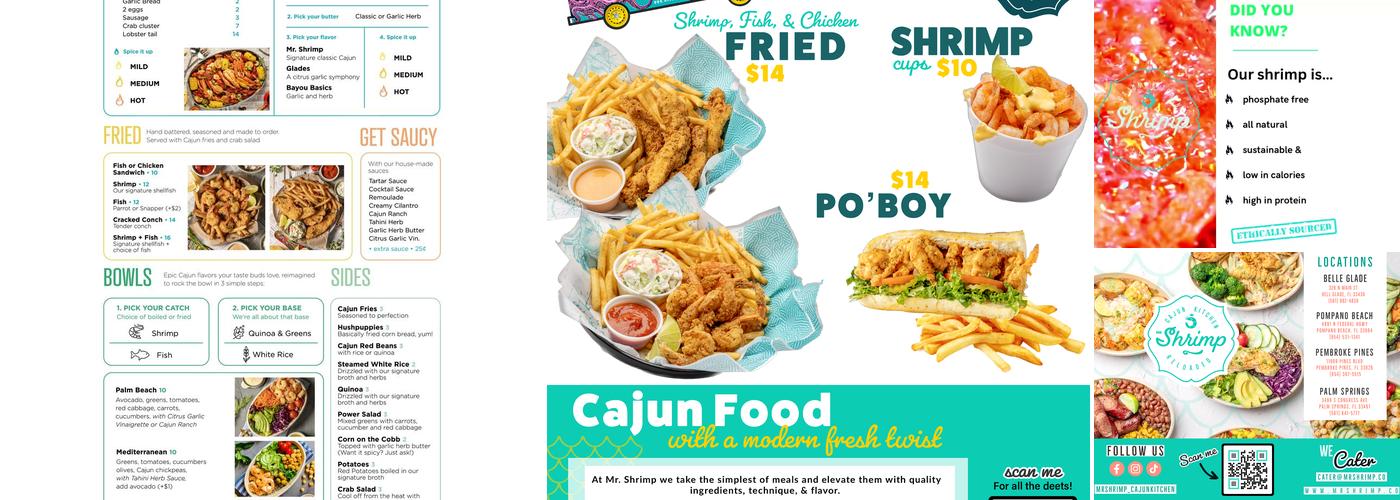 Mr. Shrimp Menu