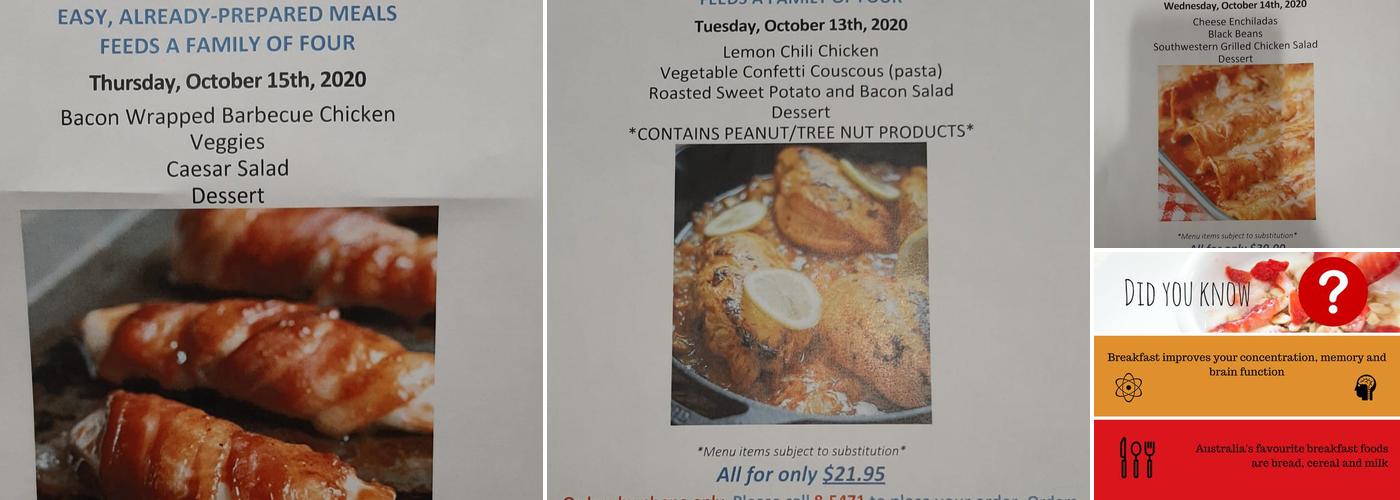 Northfield Cafe Menu