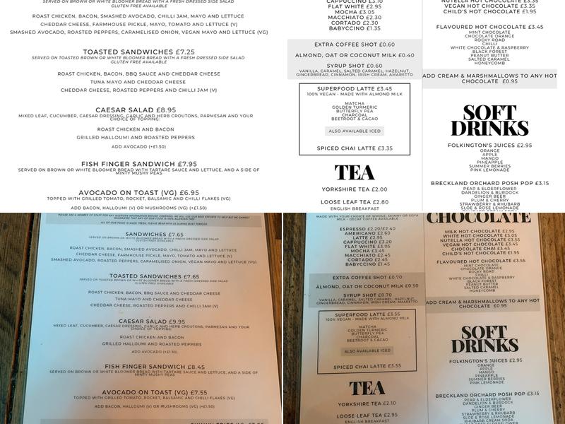 f'coffee Ashbourne Menu