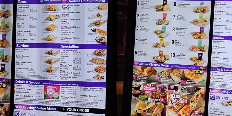 Taco Bell Menu
