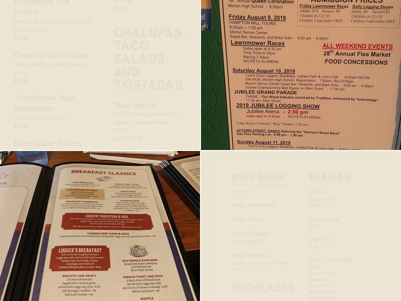 Papa Bears Restaurant And Lounge Menu