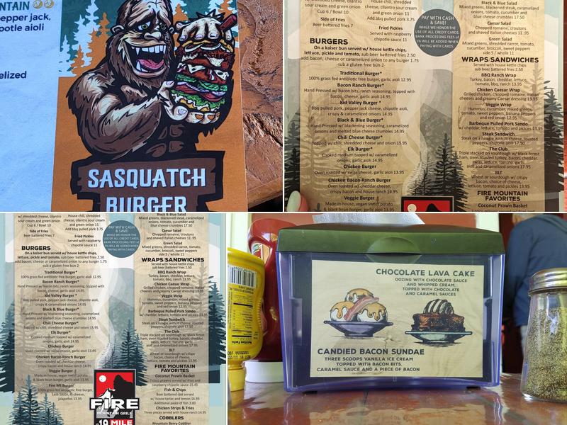 Fire Mountain Grill Menu
