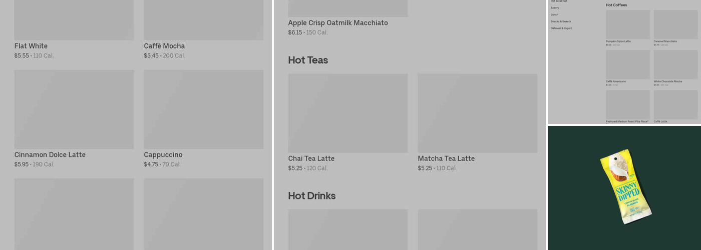Starbucks Menu