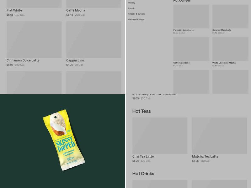 Starbucks Menu
