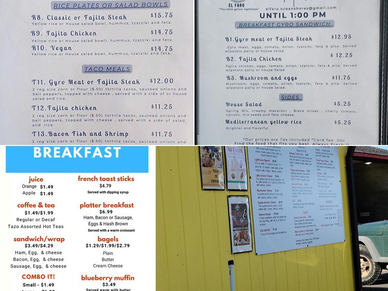 Lighthouse Drive In Ocean Shores Menu